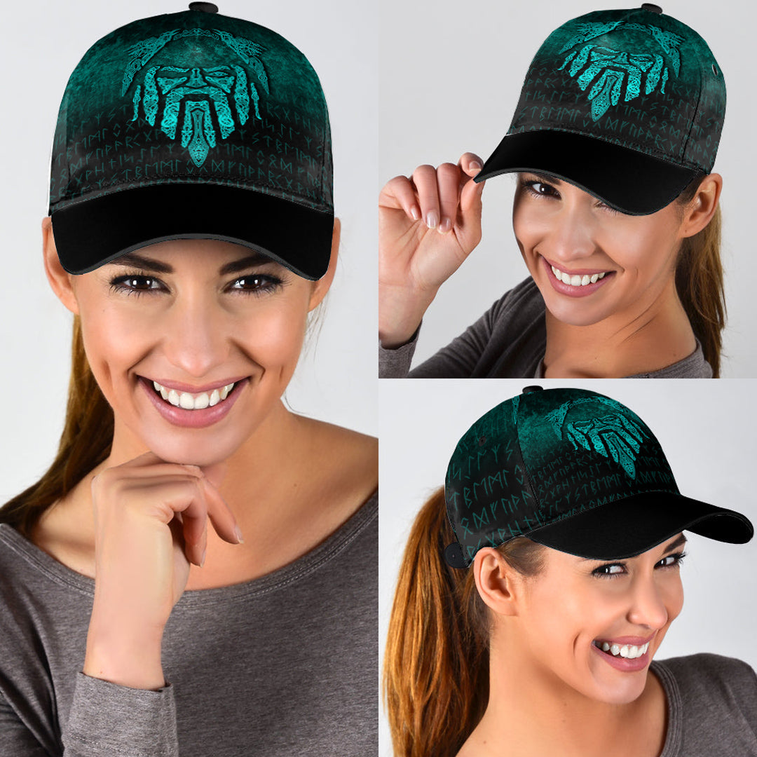 Viking Classic Cap Eye of Odin Cyan Version Classic Cap RLT12