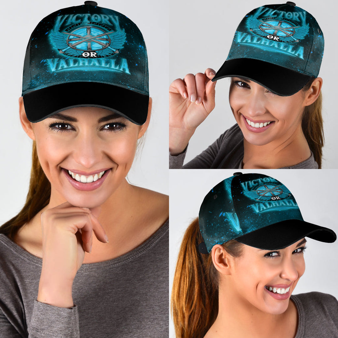 Viking Classic Cap Victory Or Valhalla Cyan Style Classic Cap RLT12