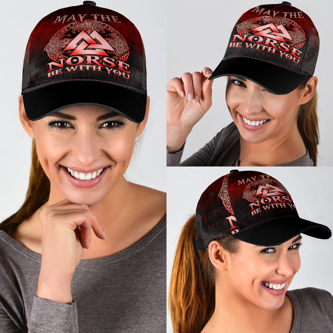 Viking Classic Cap May The Norse Be With You Viking Red Version Classic Cap RLT12