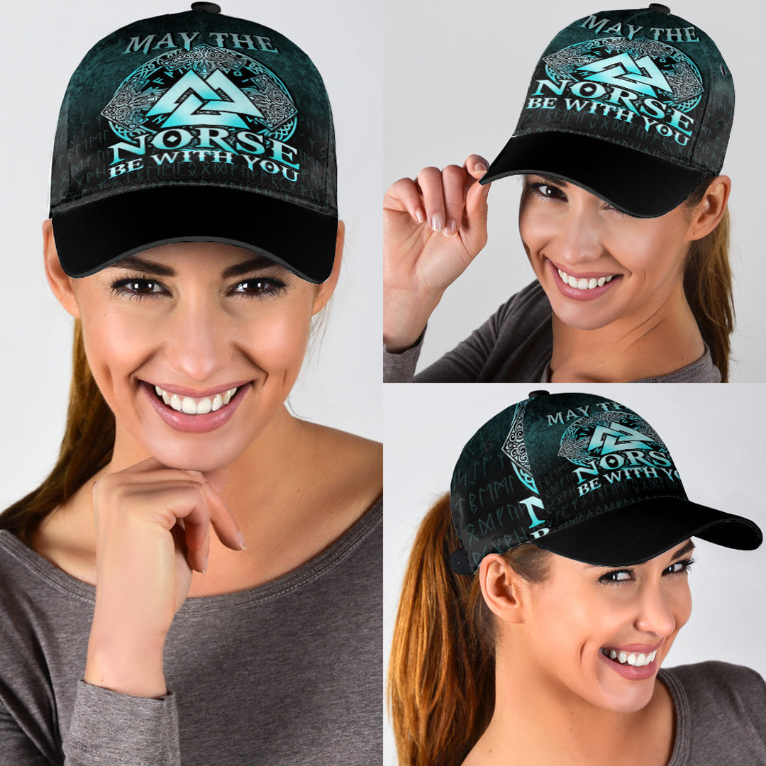 Viking Classic Cap May The Norse Be With You Viking Cyan Version Classic Cap RLT12