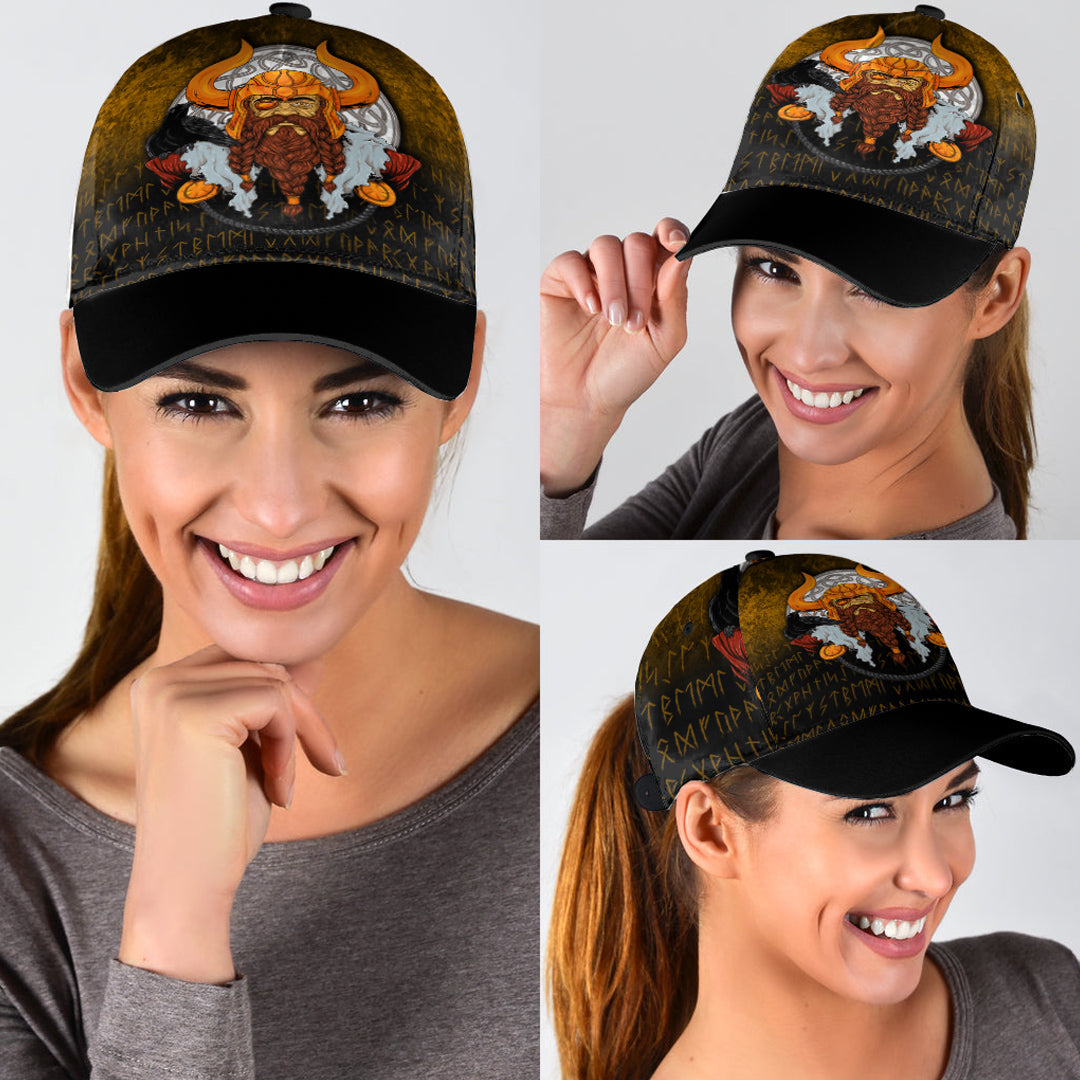 Viking Classic Cap Viking God Odin Raven Classic Cap RLT12