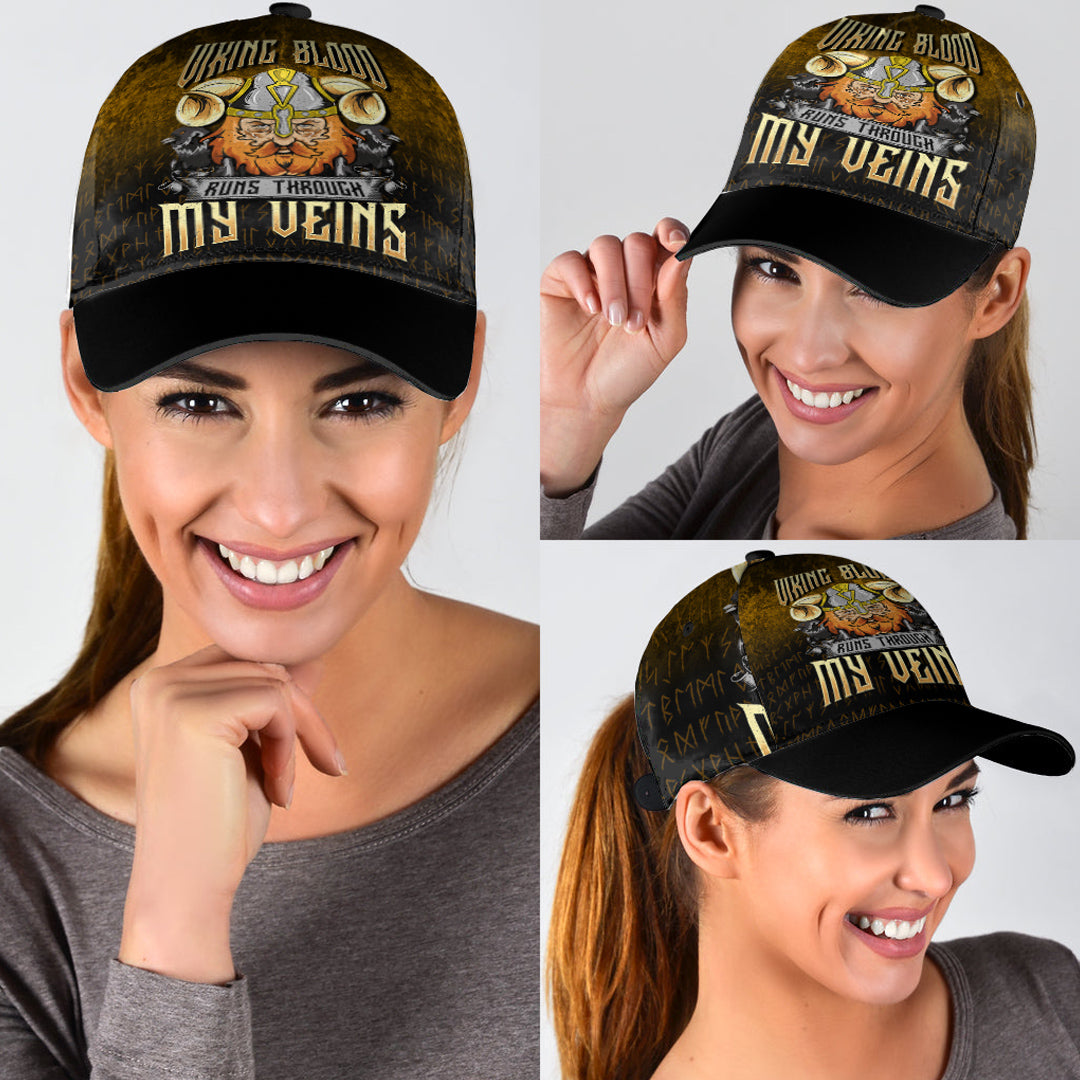 Viking Classic Cap Viking Blood Runs Through My Veins Classic Cap RLT12
