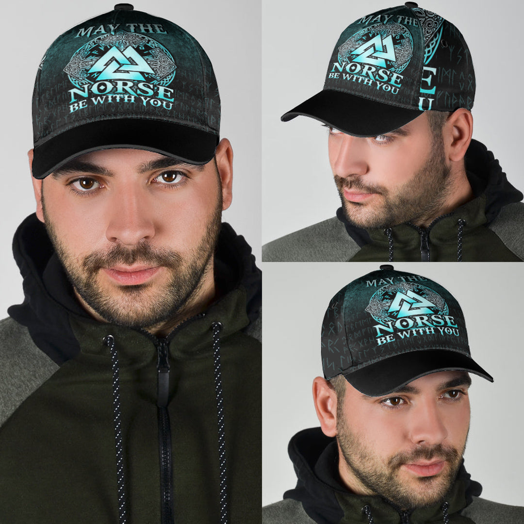 Viking Classic Cap May The Norse Be With You Viking Cyan Version Classic Cap RLT12