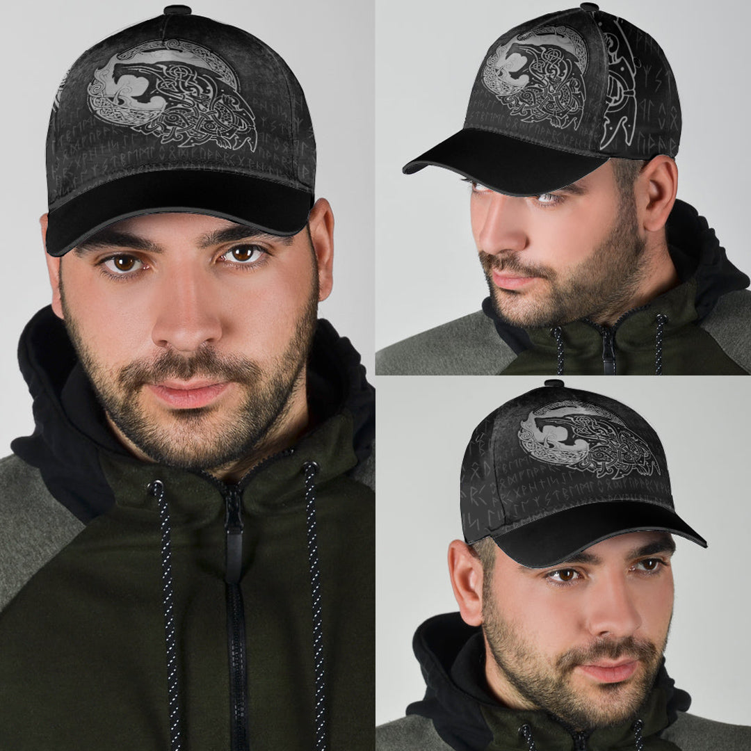 Viking Classic Cap Fenrir Viking 3D Tattoo Special Version Classic Cap RLT12