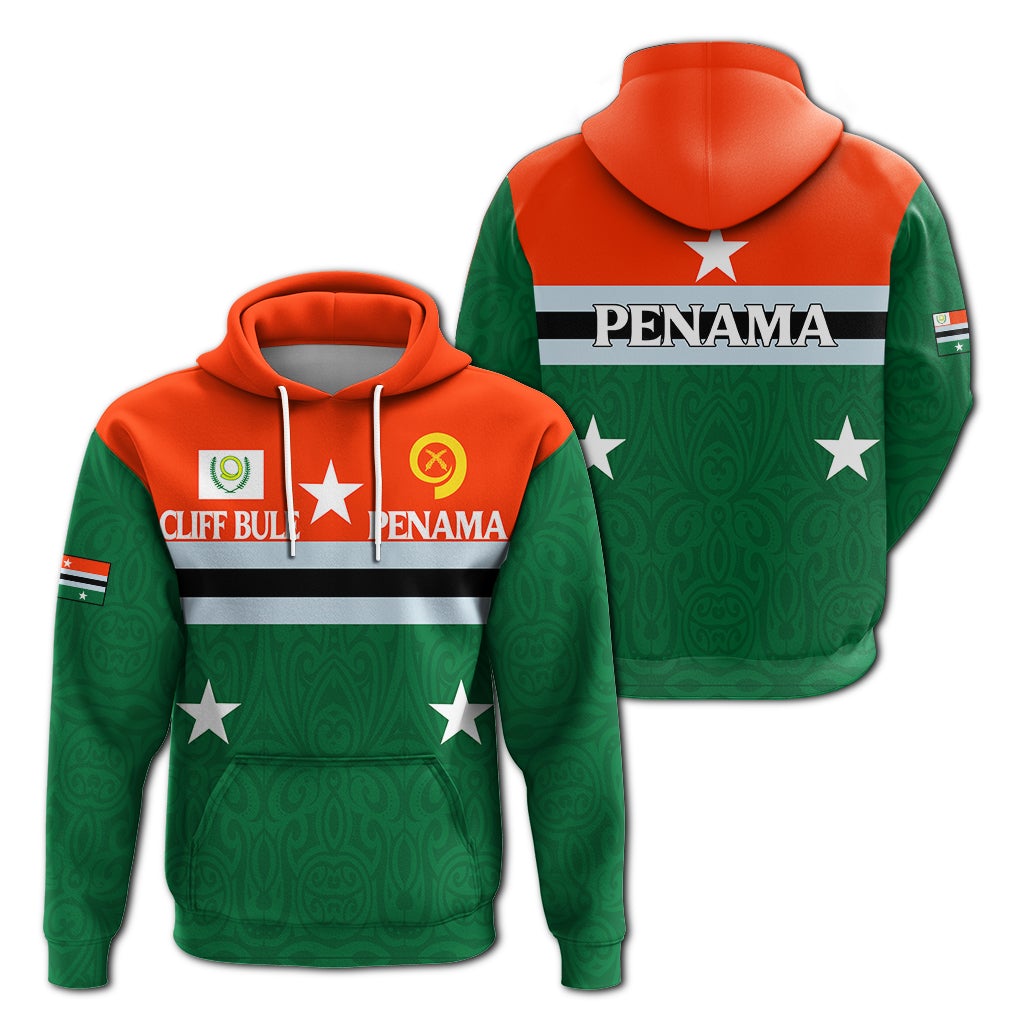 Vanuatu Cliff Bule Penama Province Hoodie Flag Style LT12
