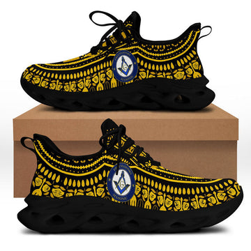 Freemasonry Clunky Sneakers The Masonic Dashiki Vibes LT8