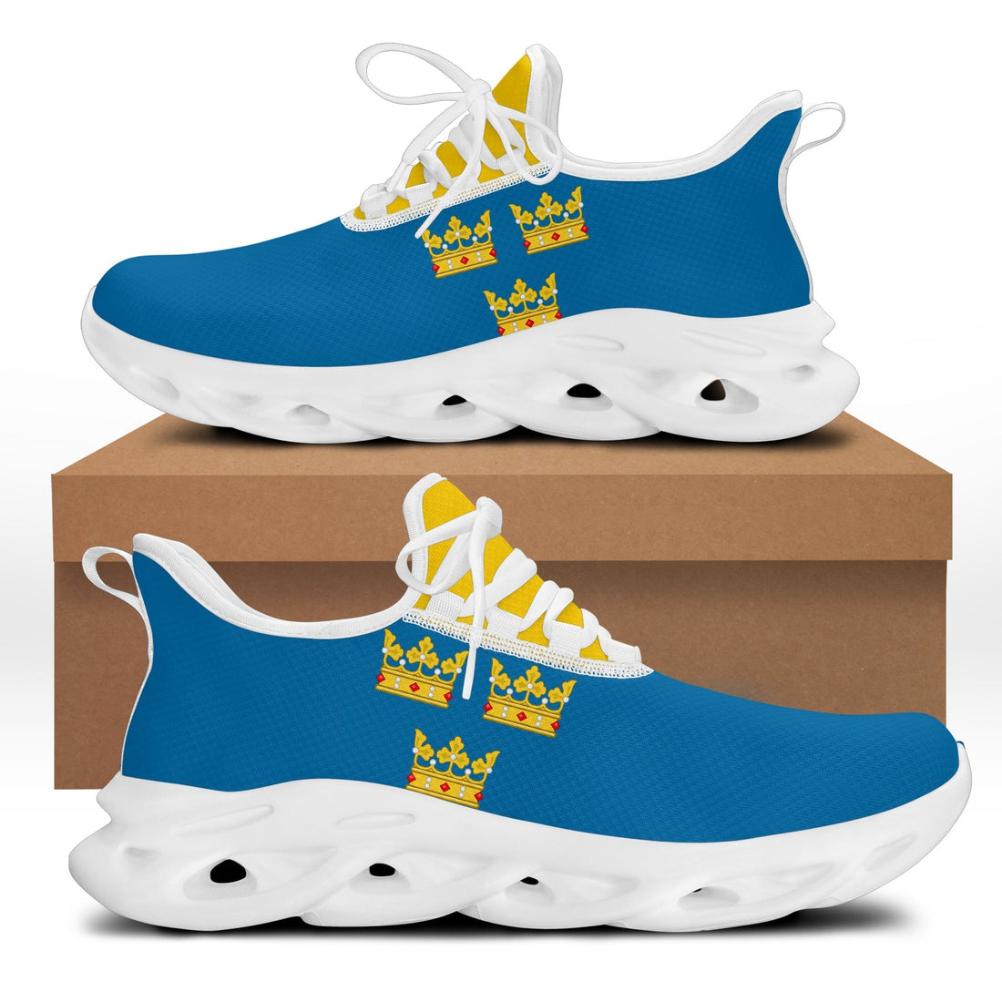Sweden Three Crowns Clunky Sneakers Heja Sverige LT7