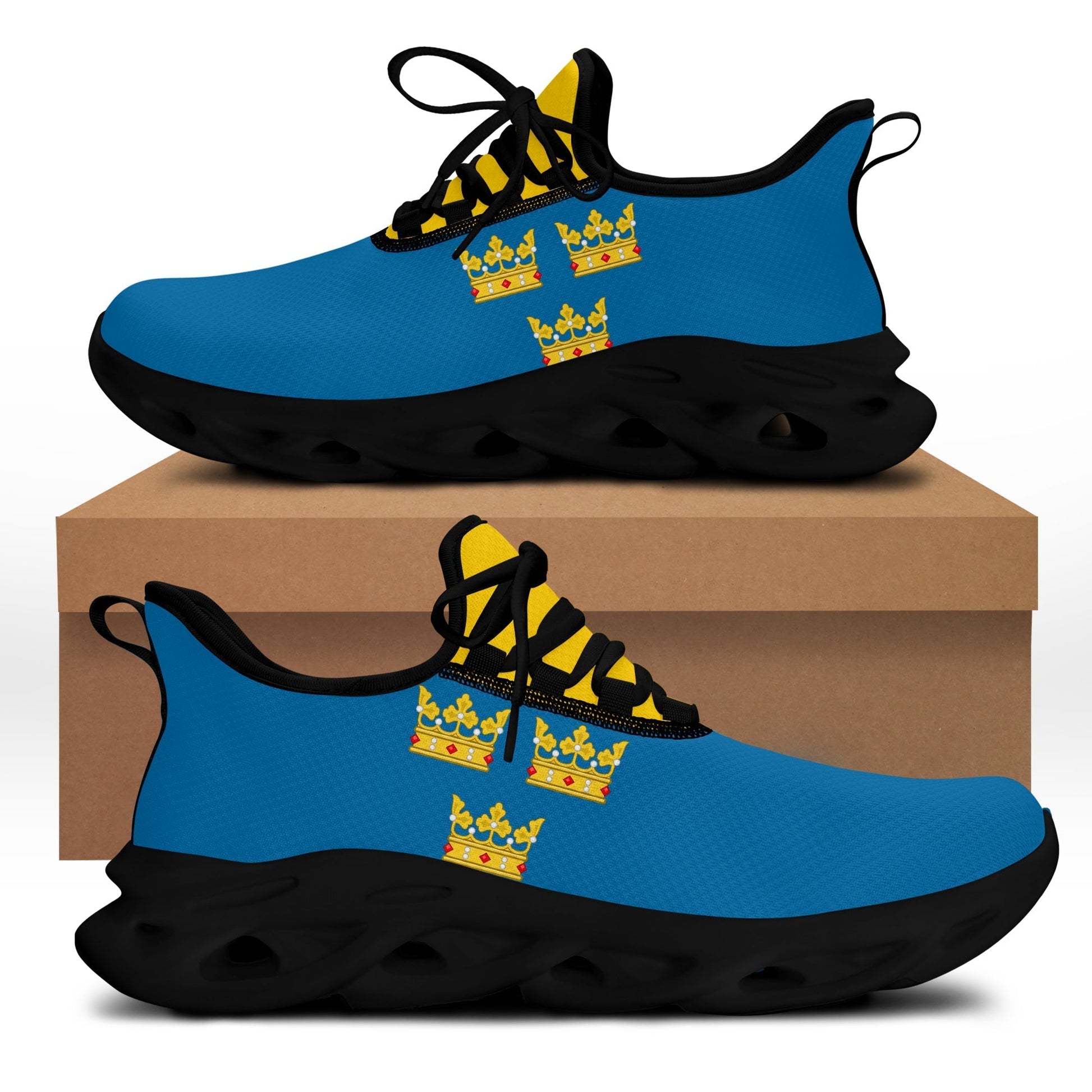 Sweden Three Crowns Clunky Sneakers Heja Sverige LT7
