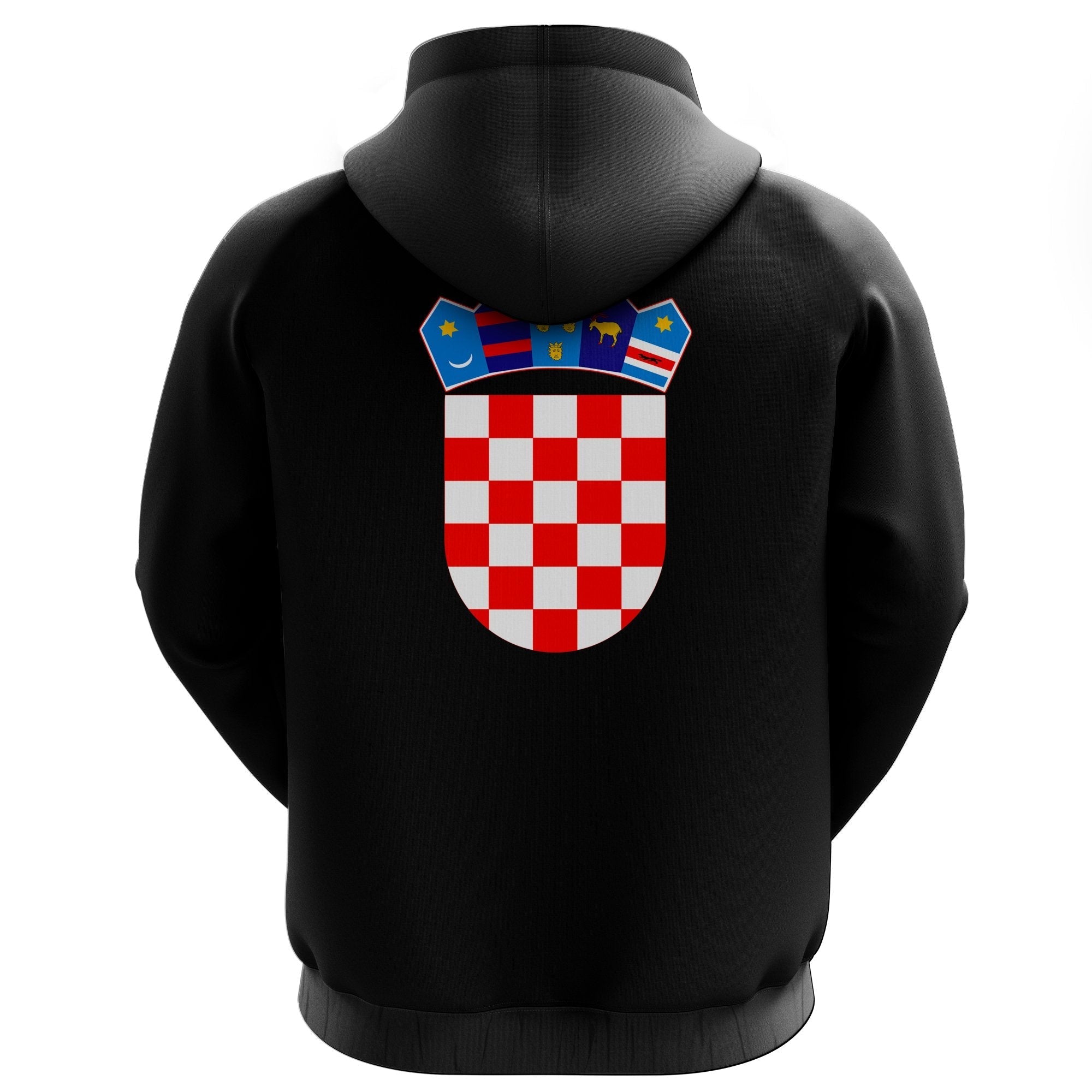 Croatia Hoodie Heartbeat
