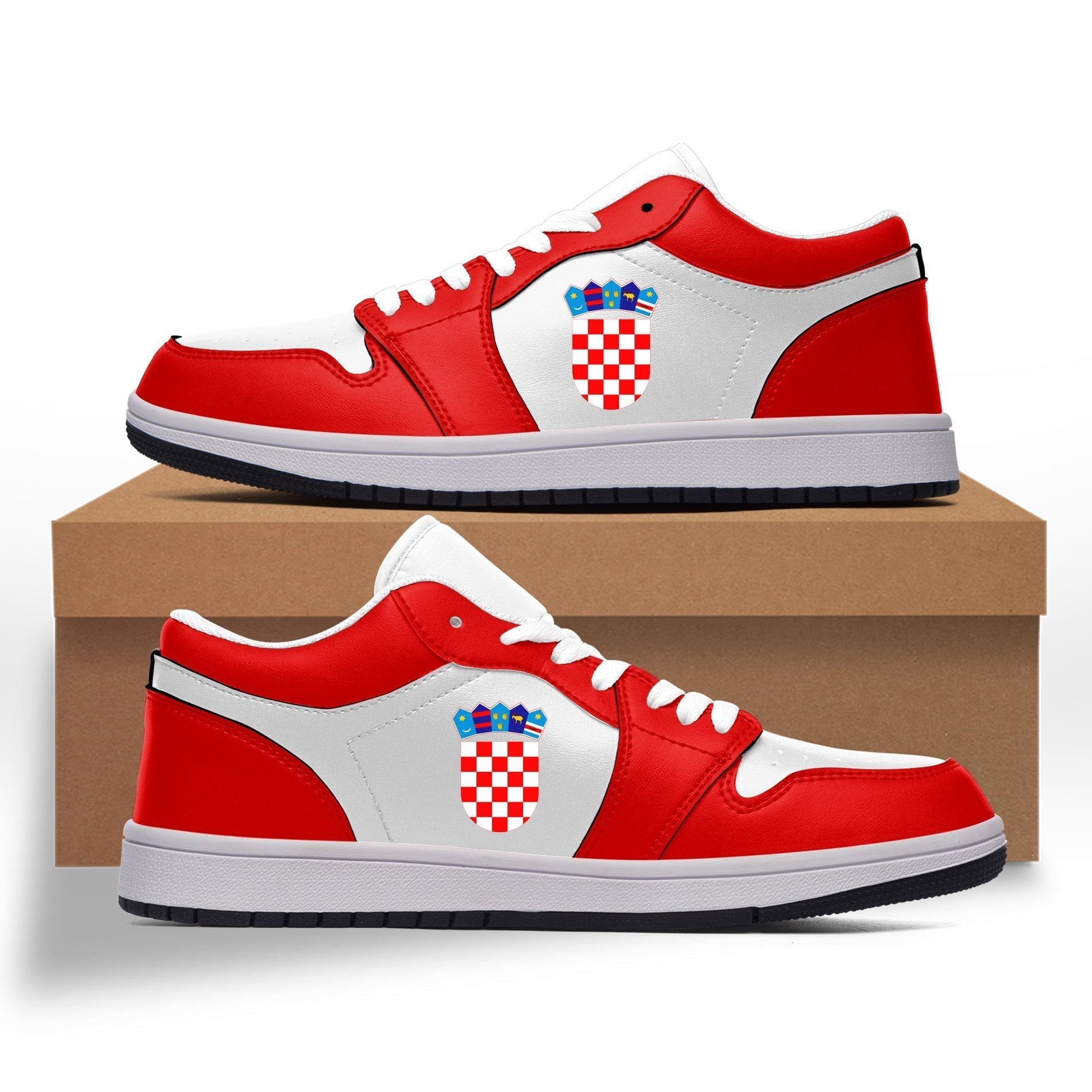 Croatia Low Gym Red White - Sneakers