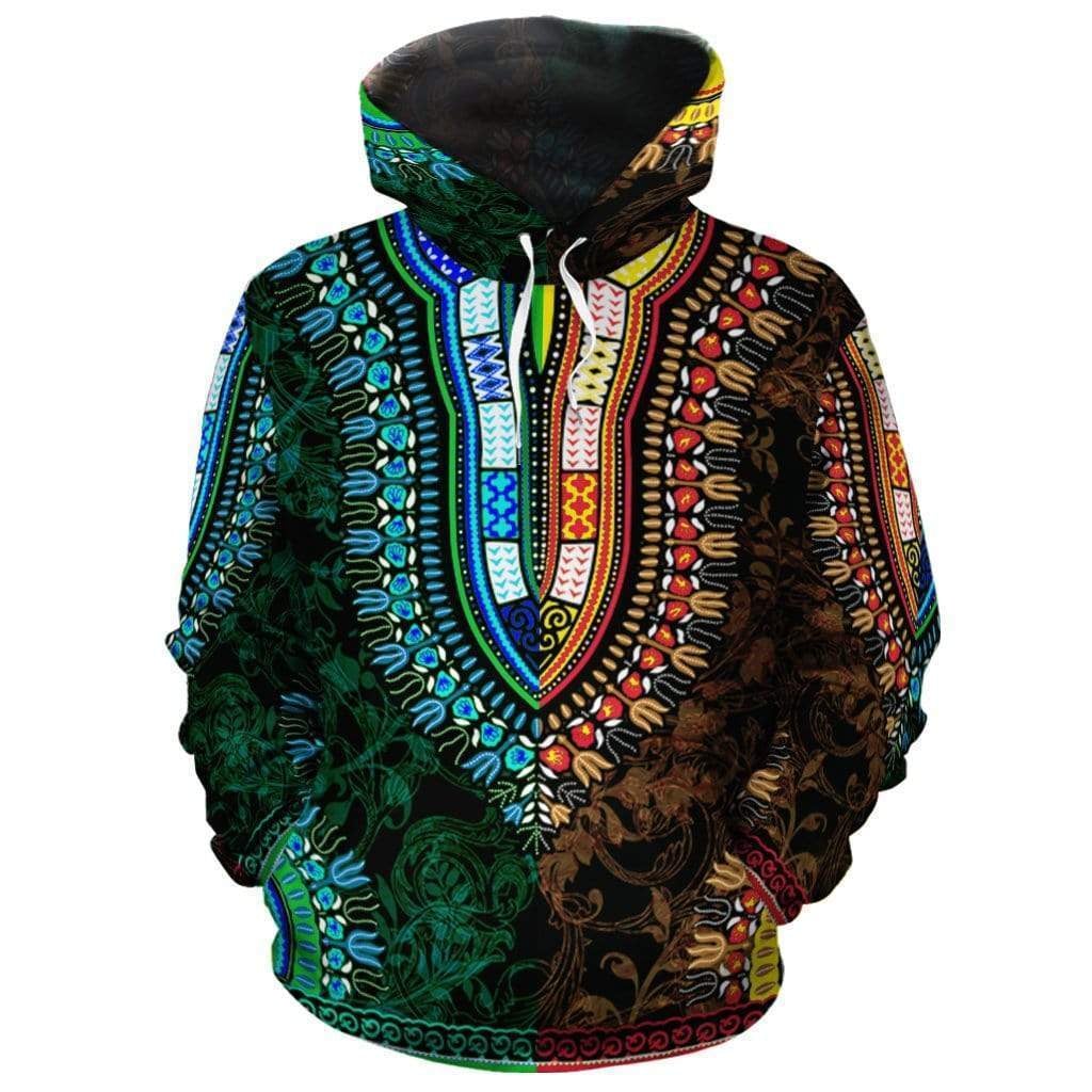African Hoodie Dashiki Royal Pullover