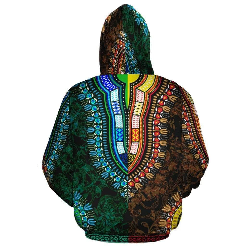 African Hoodie Dashiki Royal Pullover