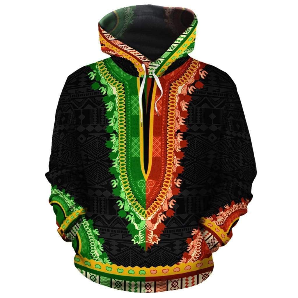 African Hoodie Dashiki Honor Pullover