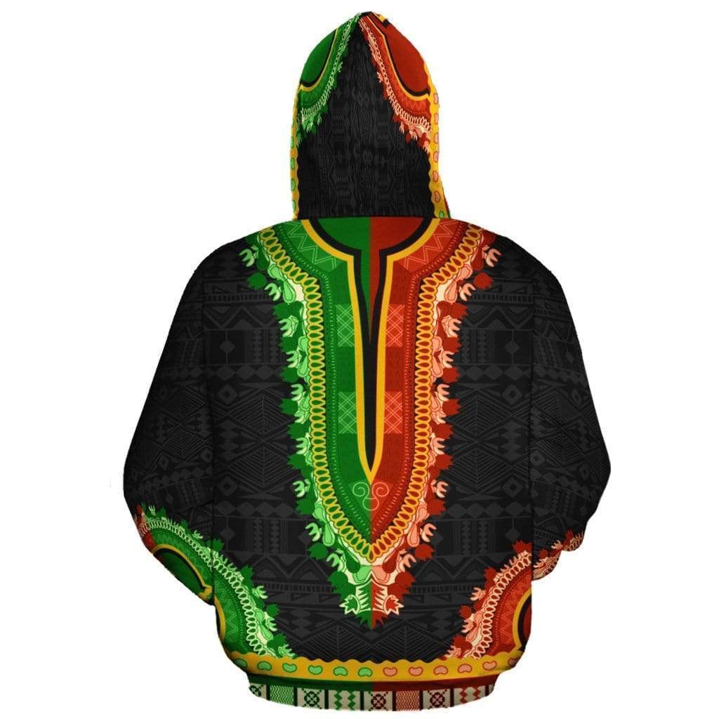 African Hoodie Dashiki Honor Pullover