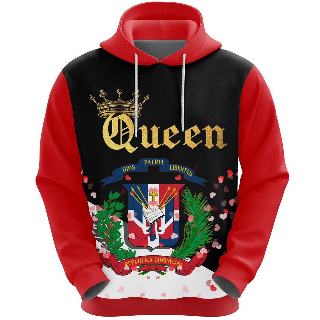 Dominican Republic Queen (Valentine Hoodie)