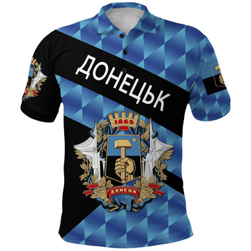 Ukraine Donetsk Polo Shirt Sporty Style LT8