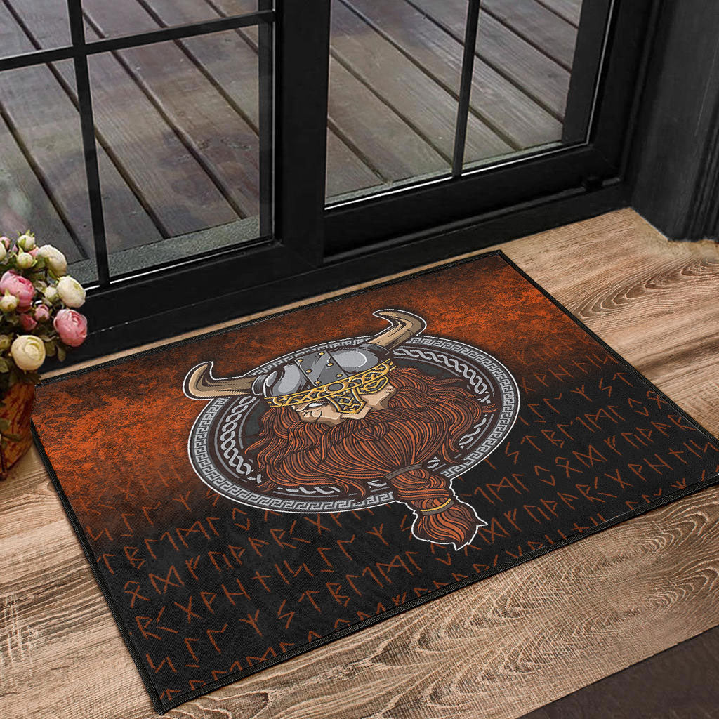 Viking Door Mat Viking Warrior Odin Valhalla Door Mat RLT12