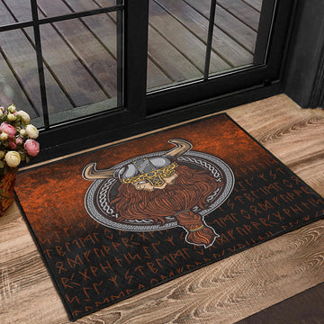 Viking Door Mat Viking Warrior Odin Valhalla Door Mat RLT12