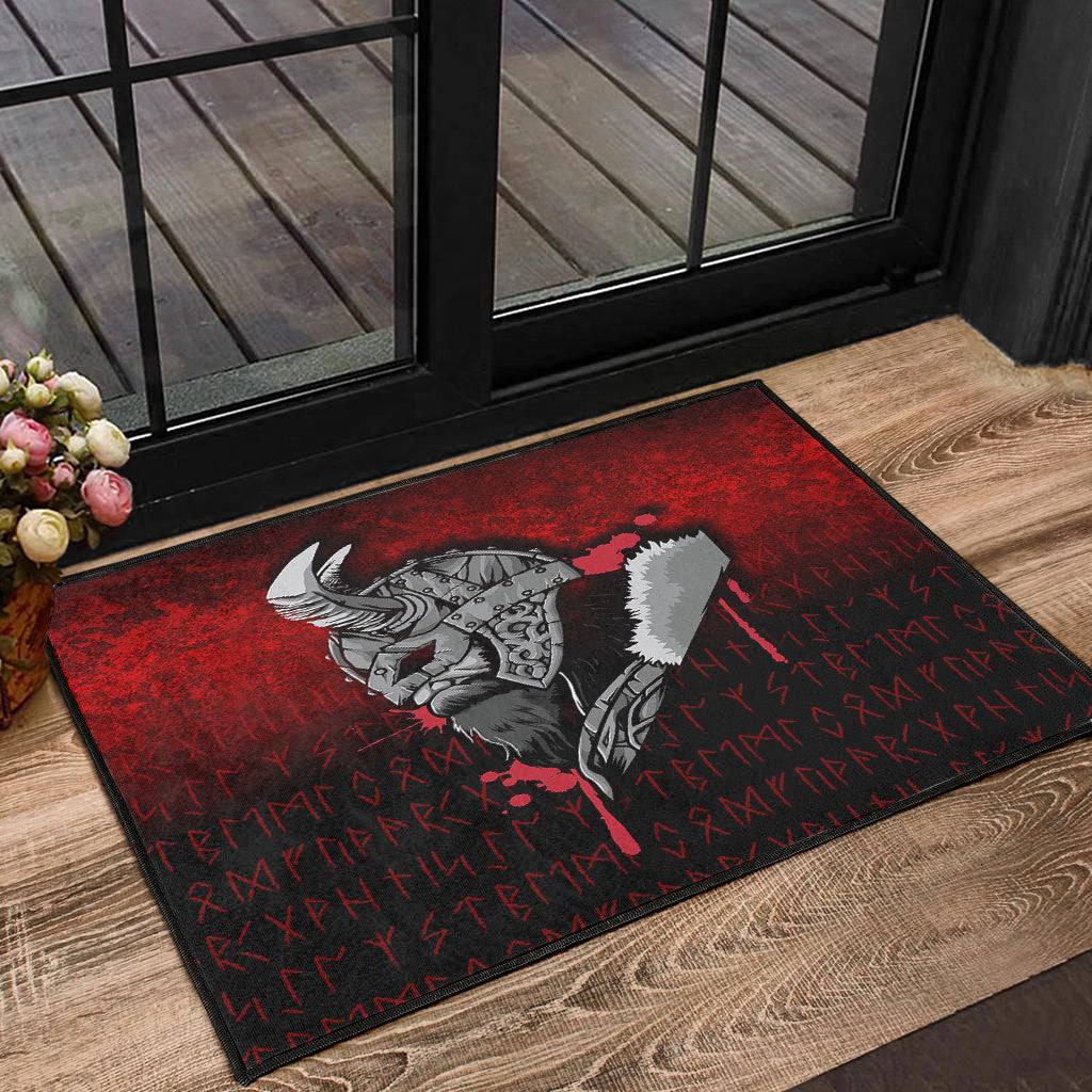 Viking Door Mat Viking Nordic Odin Door Mat RLT12