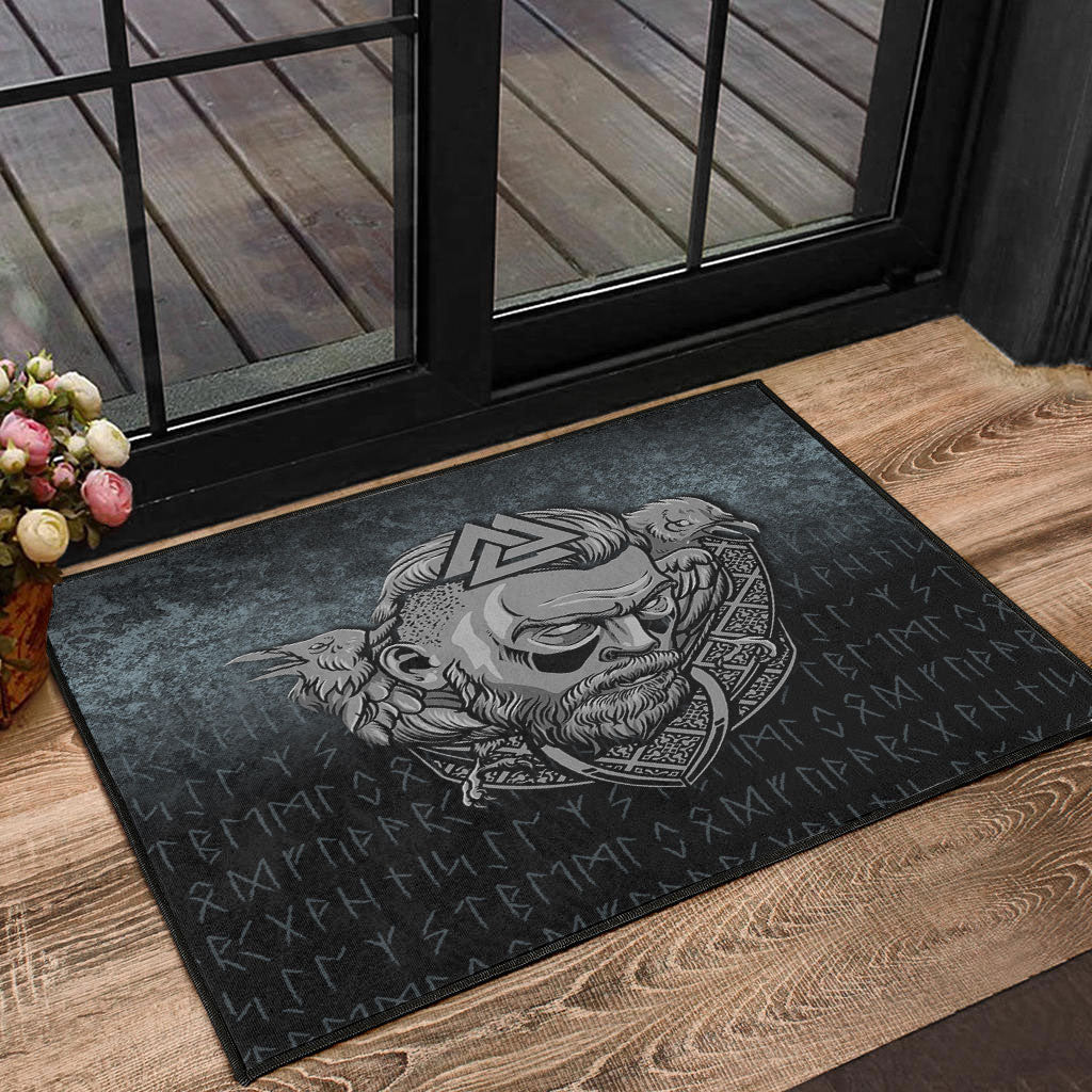 Wonder Print Shop Door Mat - Victory or Valhalla Warrior Door Mat RLT12