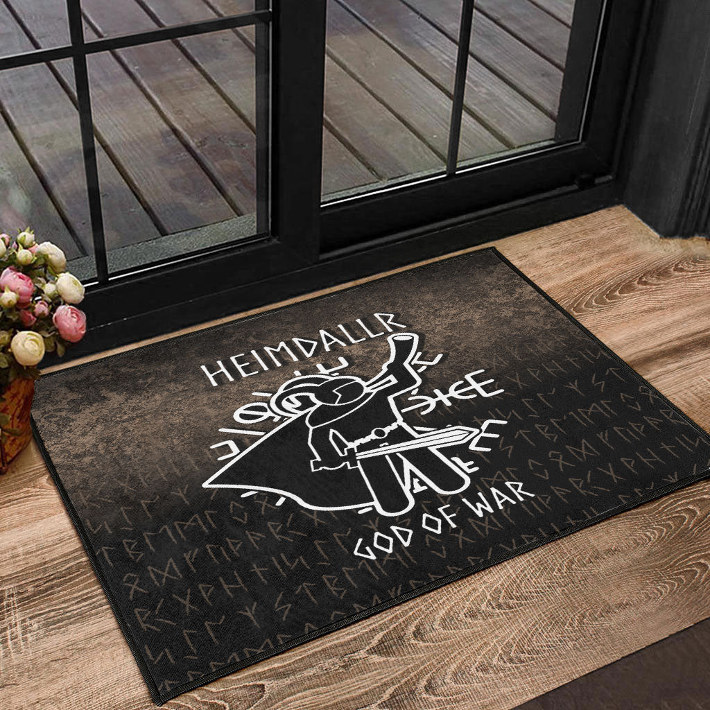 Wonder Print Shop Door Mat - Heimdallr God Of War Door Mat RLT12