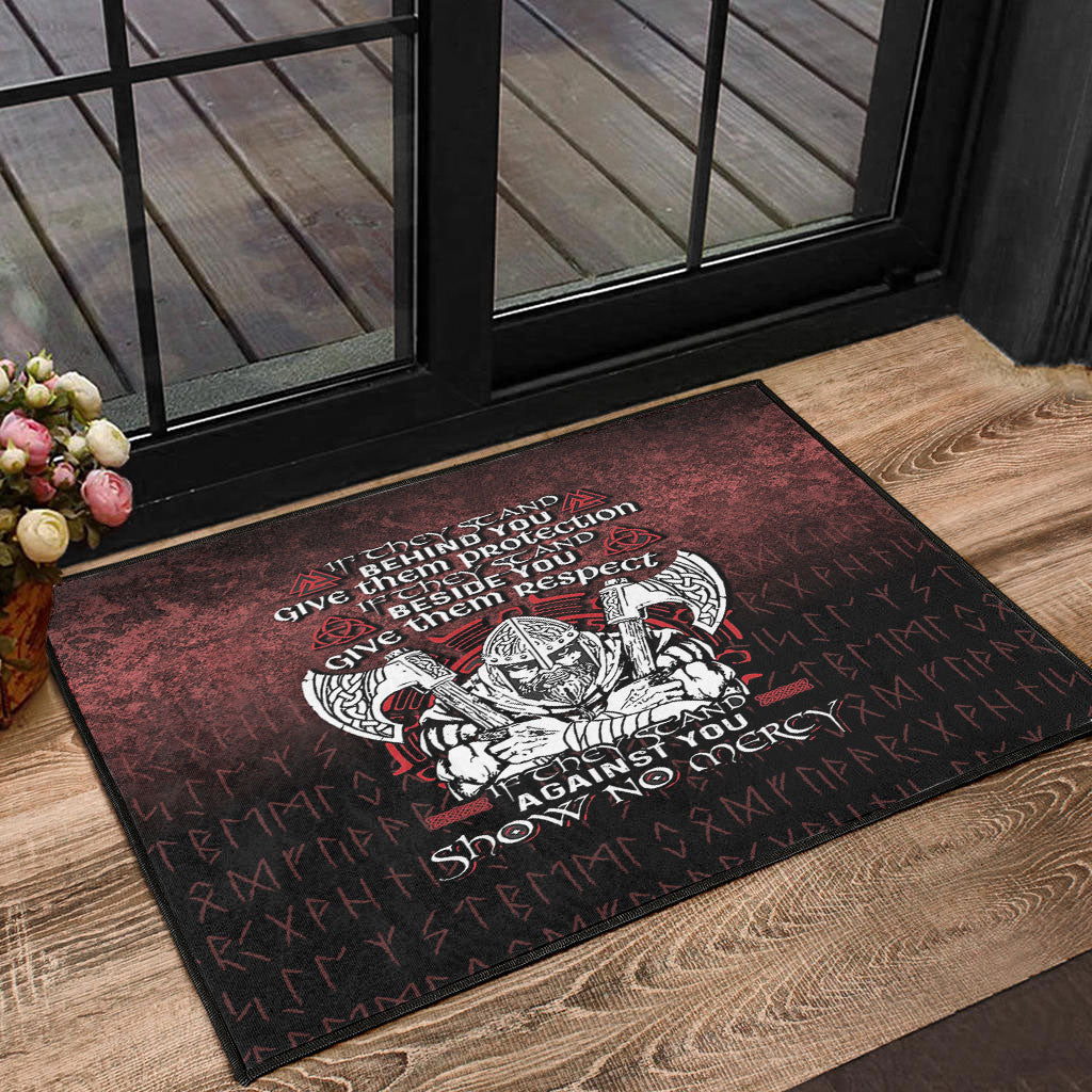 Wonder Print Shop Door Mat - Against You Show No Mercy Door Mat RLT12