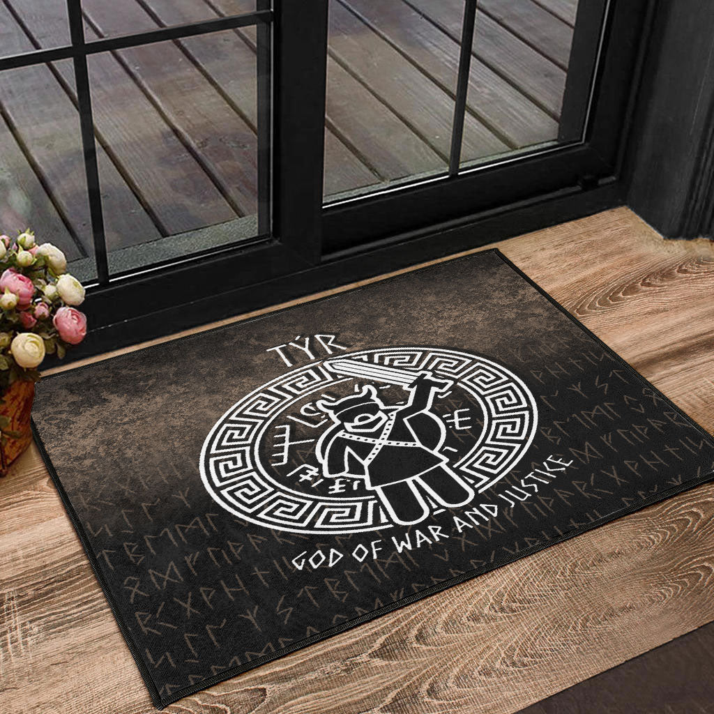 Wonder Print Shop Door Mat - Tyr God Of War and Justice Door Mat RLT12