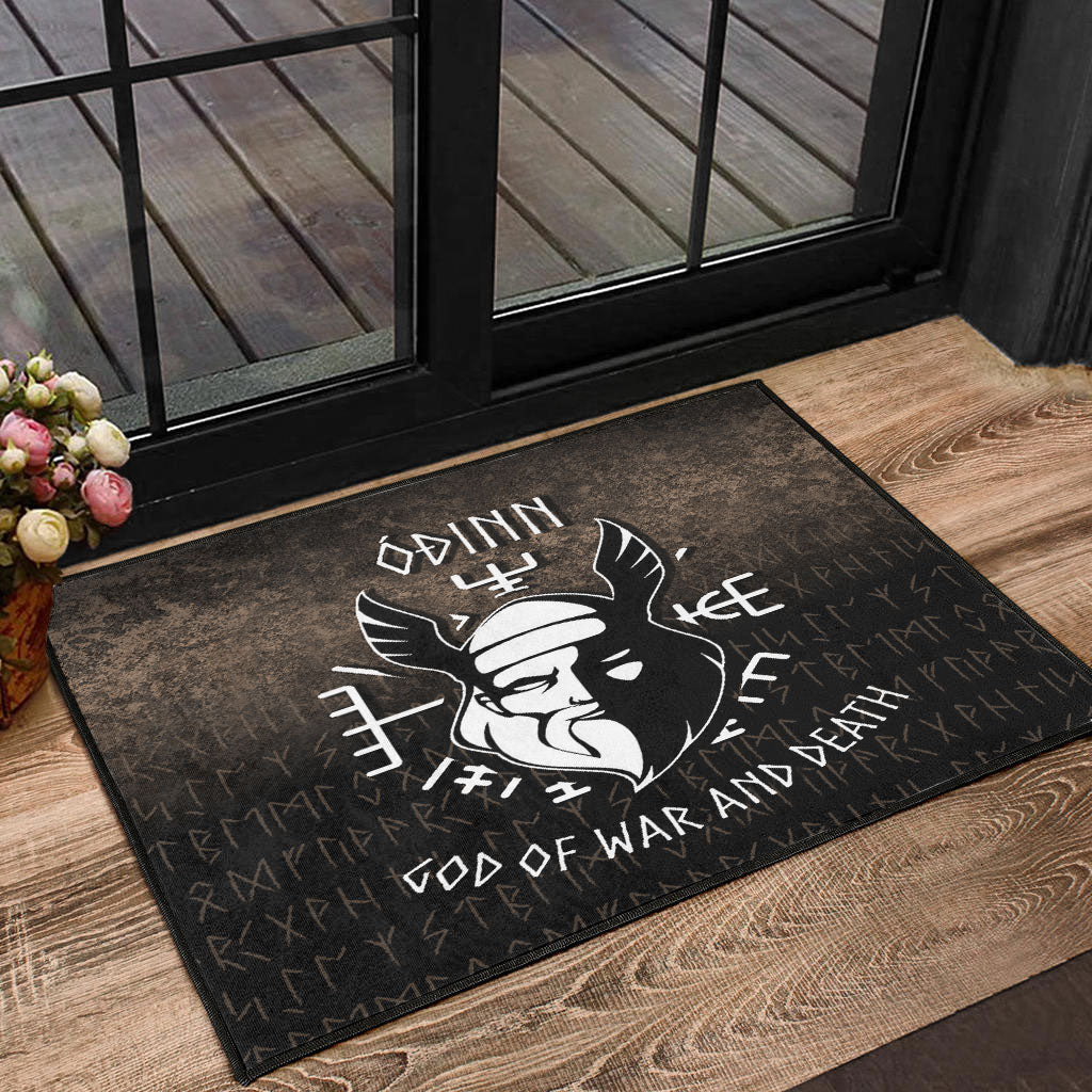 Wonder Print Shop Door Mat - Odin God Of War and Death Door Mat RLT12