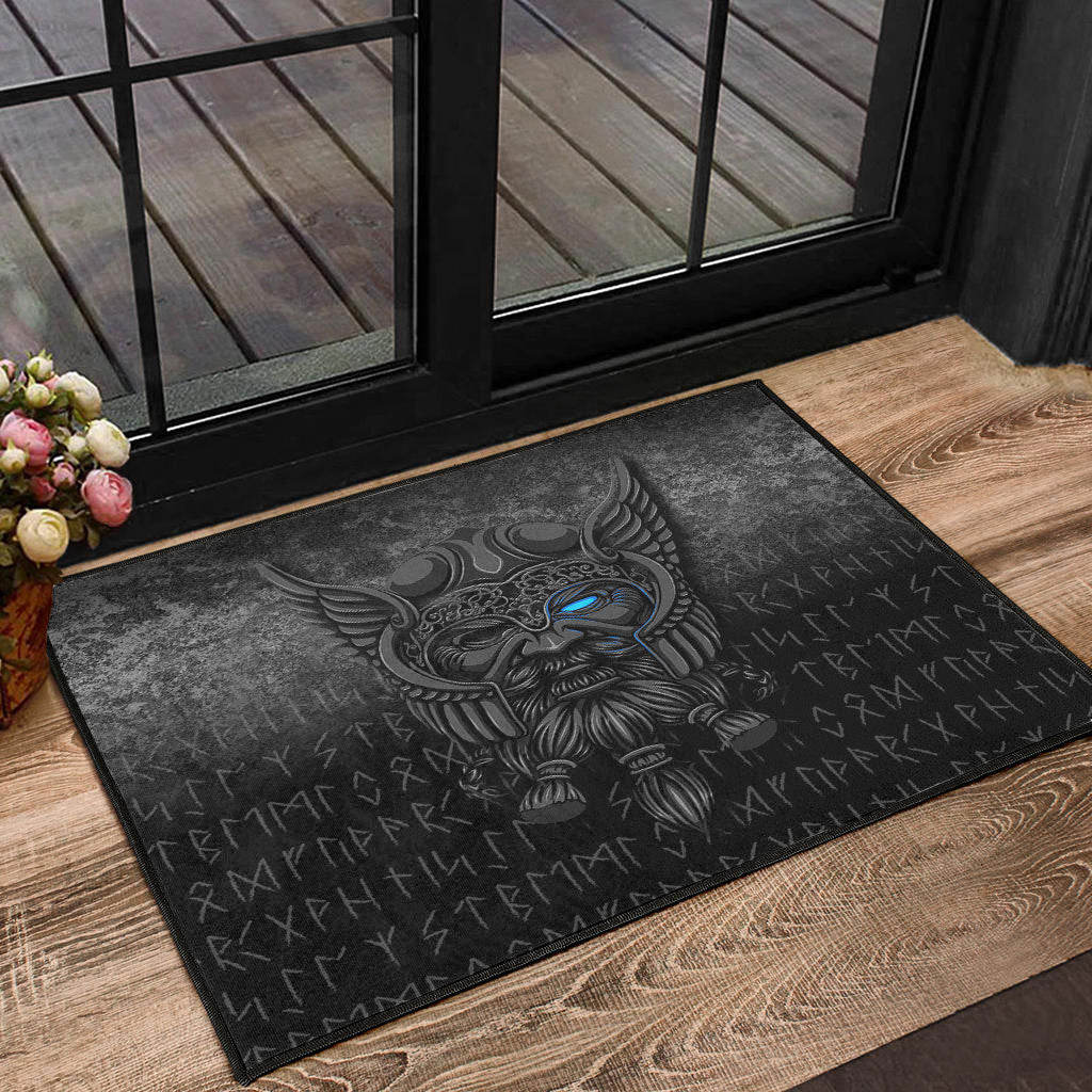 Viking Door Mat Viking Odin Allfather In Asgard Special Version Door Mat RLT12