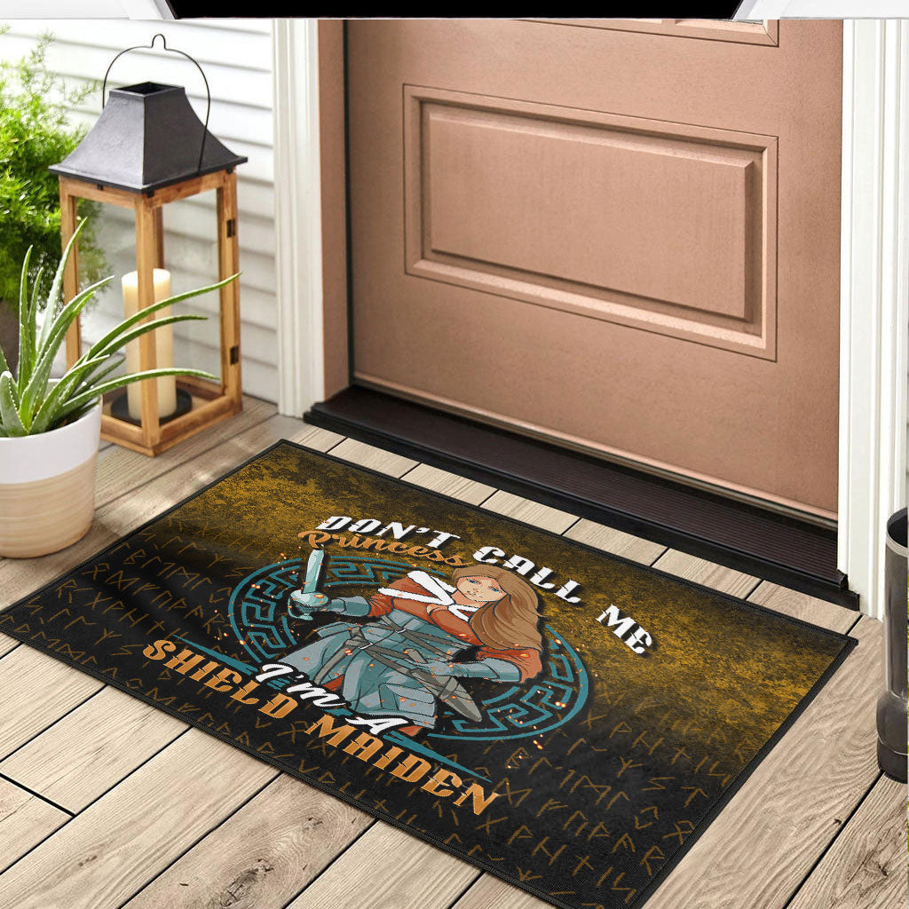 Viking Door Mat Im A Shield Maiden Door Mat RLT12