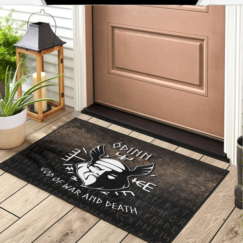 Wonder Print Shop Door Mat - Odin God Of War and Death Door Mat RLT12