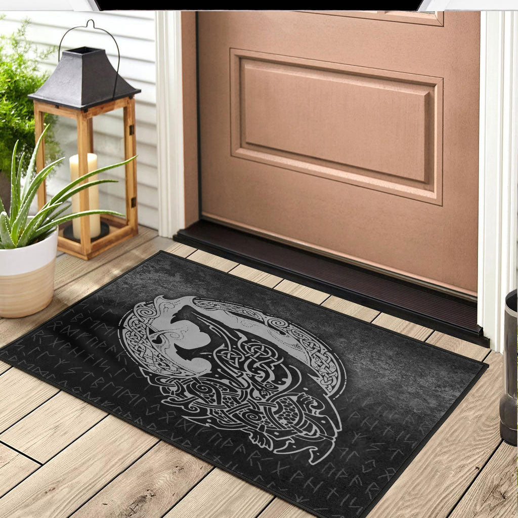 Viking Door Mat Fenrir Viking 3D Tattoo Special Version Door Mat RLT12
