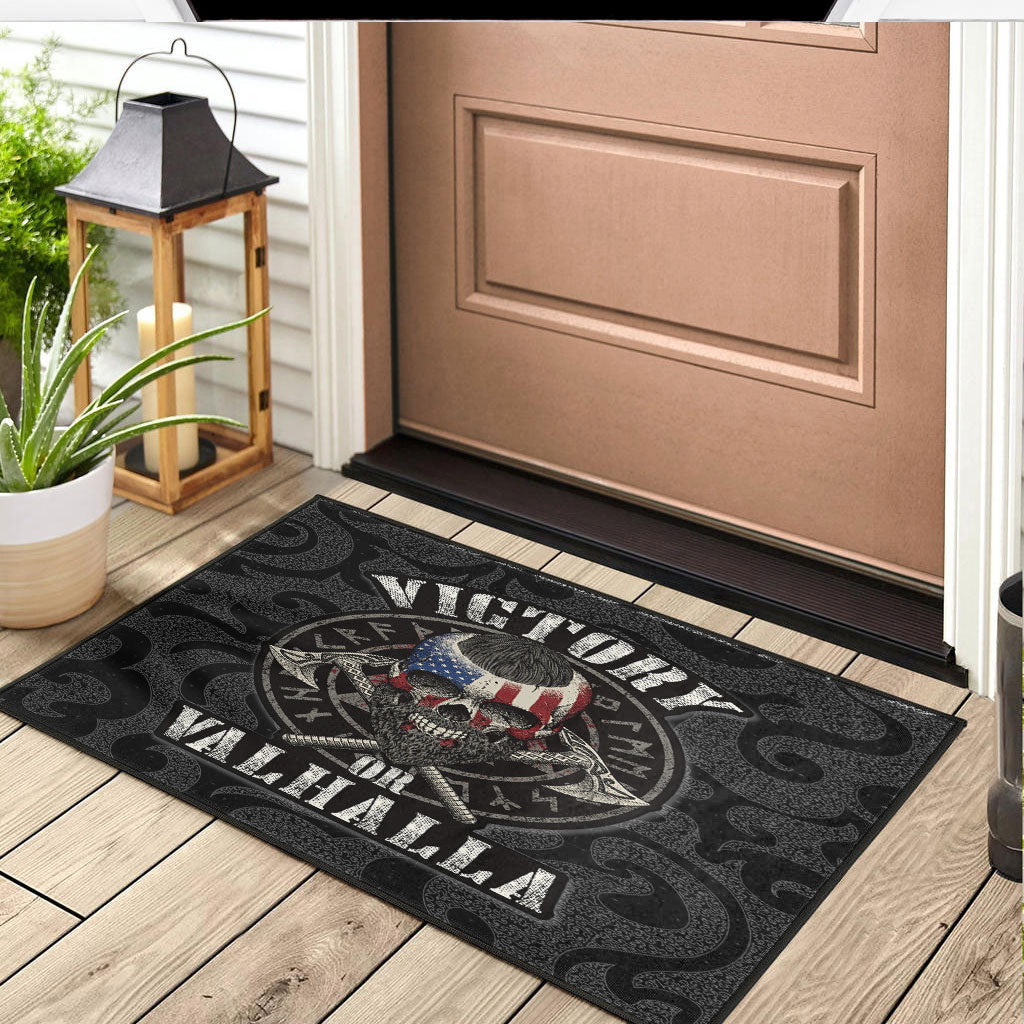 Viking Door Mat Victory or Valhalla Special Version Door Mat RLT12