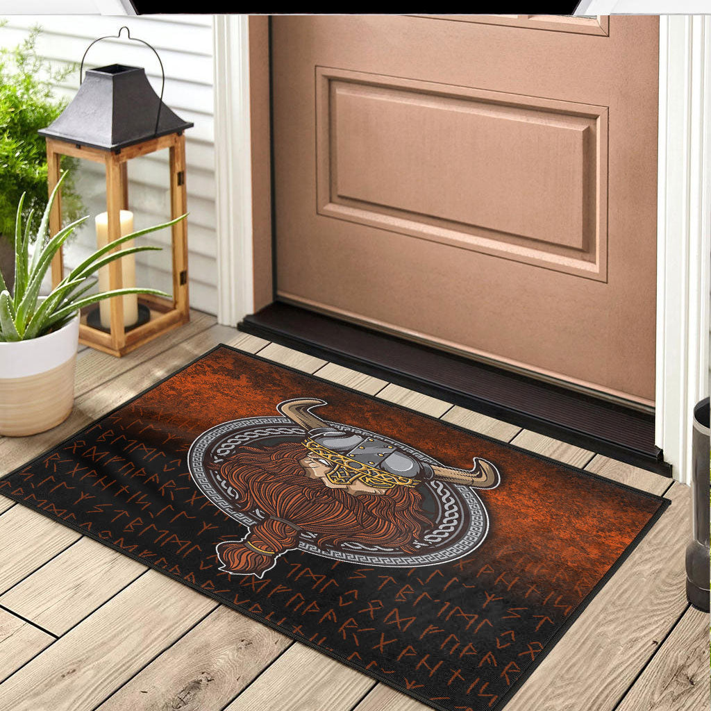 Viking Door Mat Viking Warrior Odin Valhalla Door Mat RLT12