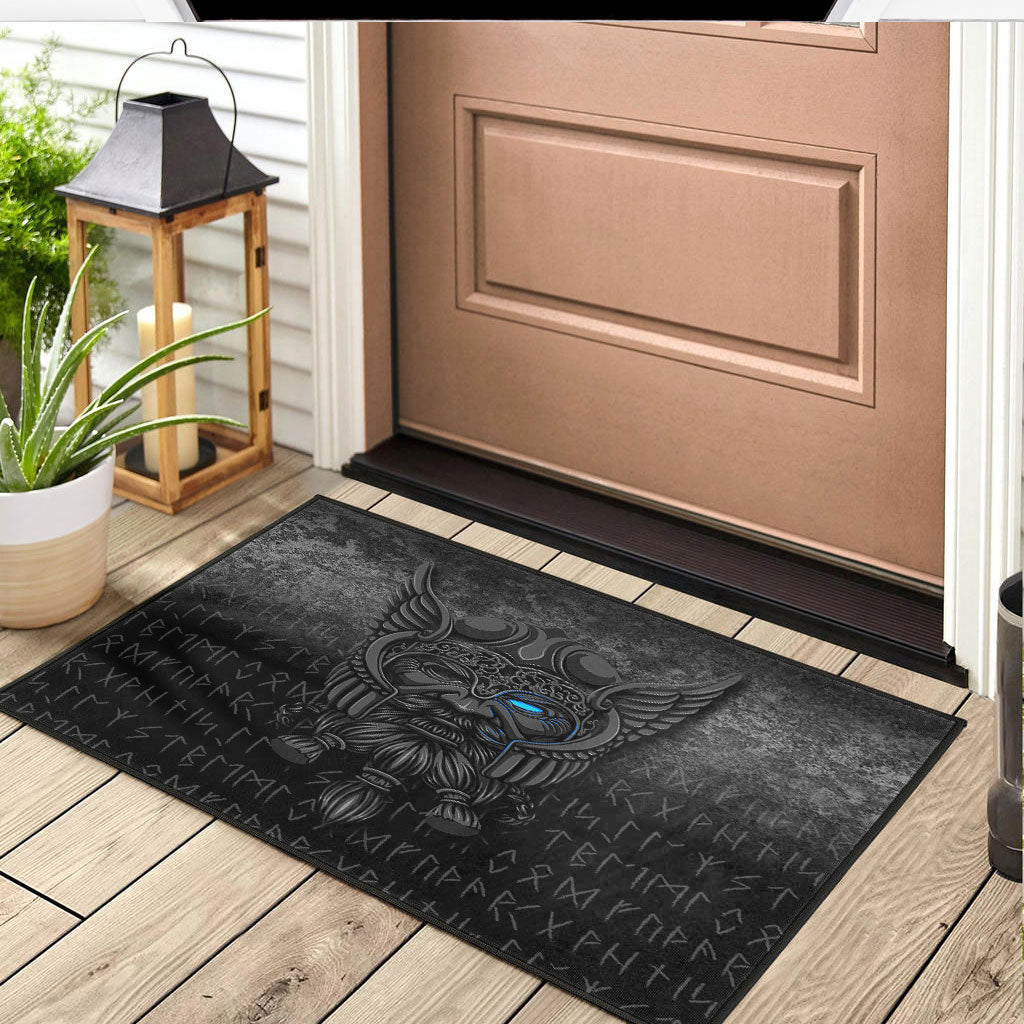 Viking Door Mat Viking Odin Allfather In Asgard Special Version Door Mat RLT12