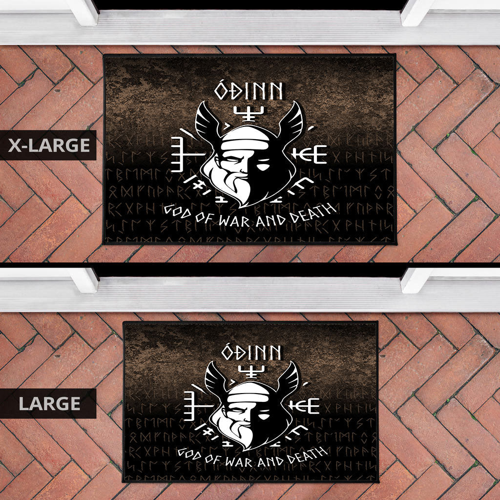 Wonder Print Shop Door Mat - Odin God Of War and Death Door Mat RLT12