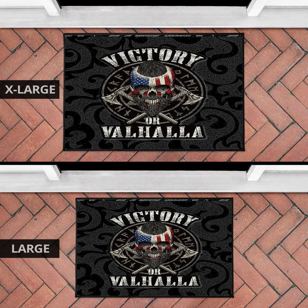 Viking Door Mat Victory or Valhalla Special Version Door Mat RLT12