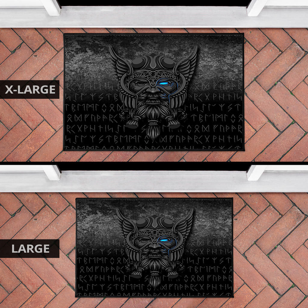 Viking Door Mat Viking Odin Allfather In Asgard Special Version Door Mat RLT12