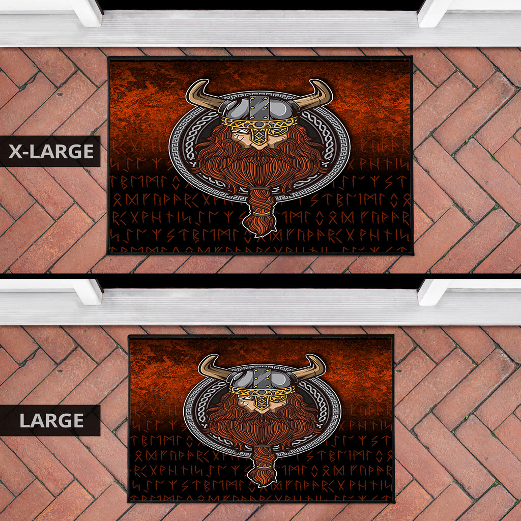 Viking Door Mat Viking Warrior Odin Valhalla Door Mat RLT12