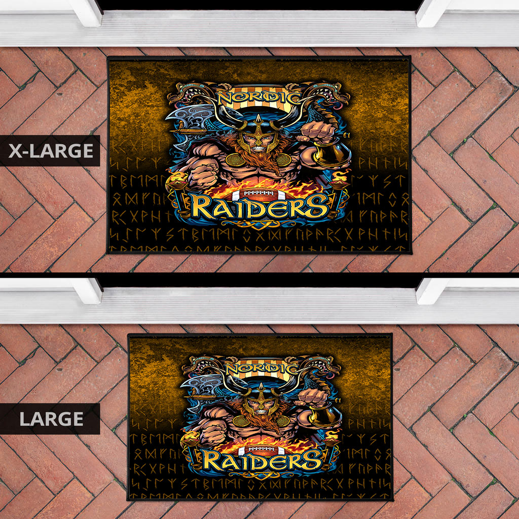 Viking Door Mat Viking Nordic Raiders Door Mat RLT12