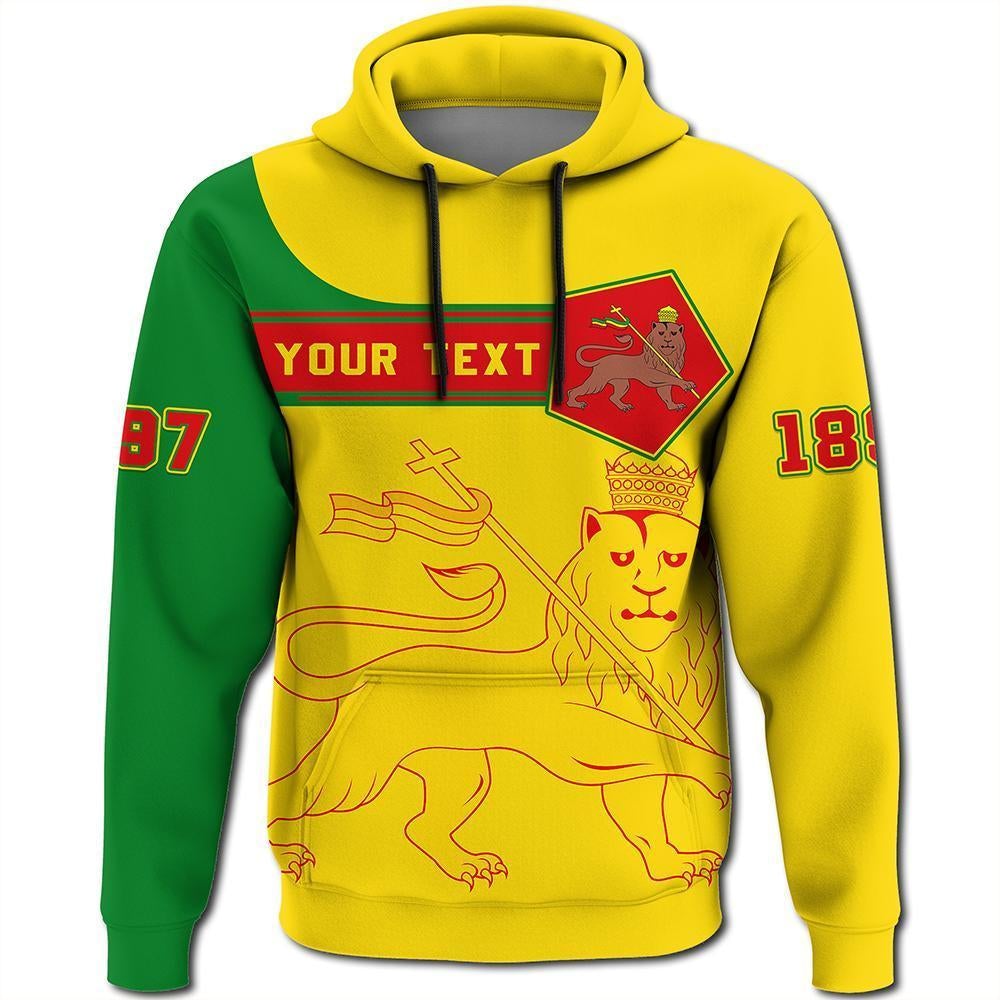 Custom Viking Hoodie - Ethiopia Pullover Pentagon Style