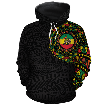 African Hoodie Masterpiece Ethiopia Lion Of Judah Hoodie