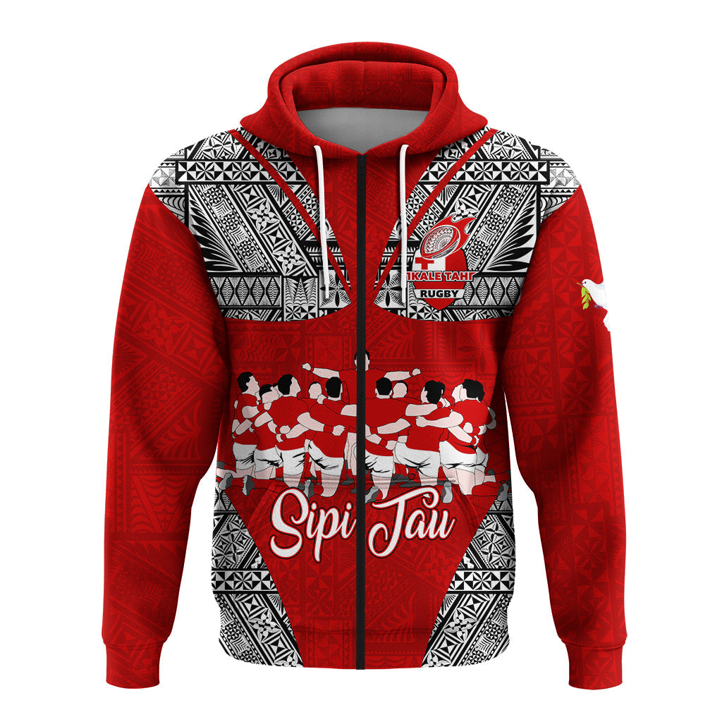 Custom Personalised Tonga Rugby Ikale Tahi Sipi Tau Hoodie LT2