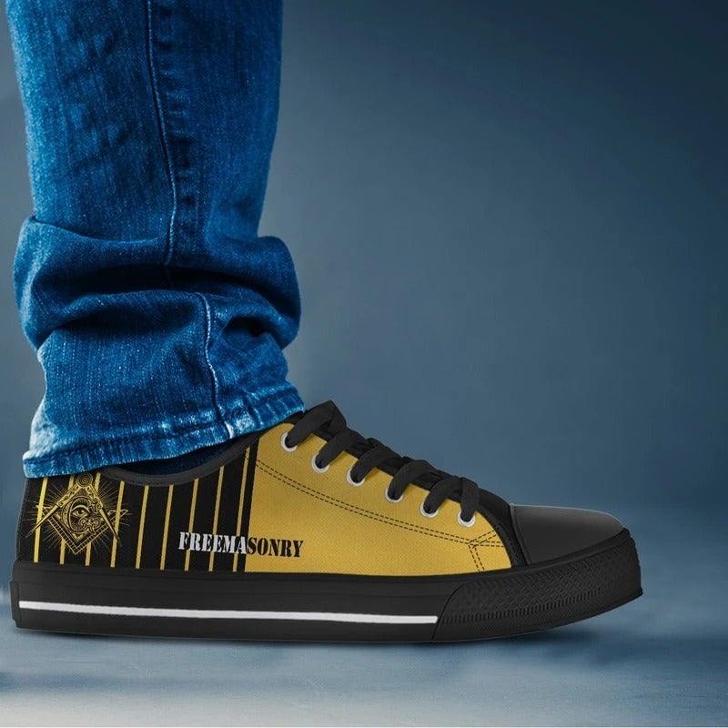 Wonder Print Shop Footwear - Freemasonry 2 Low Top Shoes LT10