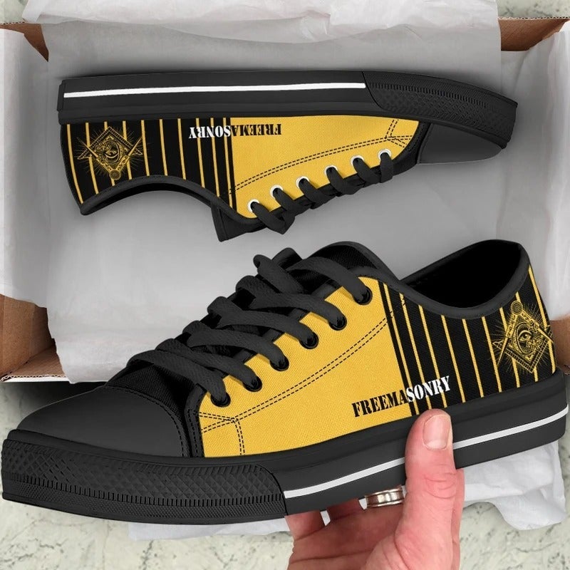 Wonder Print Shop Footwear - Freemasonry 2 Low Top Shoes LT10