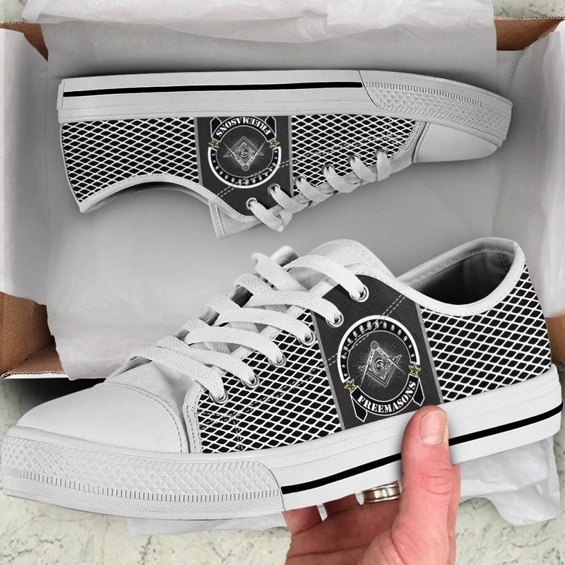 Wonder Print Shop Footwear - Freemasonry 3 Low Top Shoes LT10