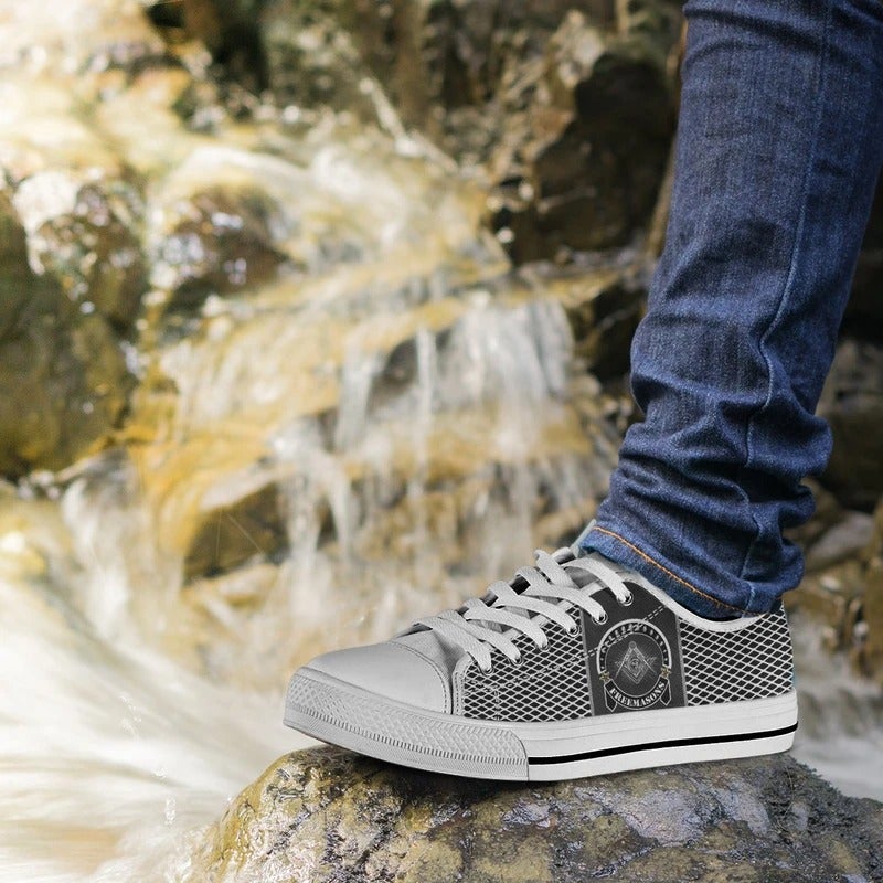 Wonder Print Shop Footwear - Freemasonry 3 Low Top Shoes LT10