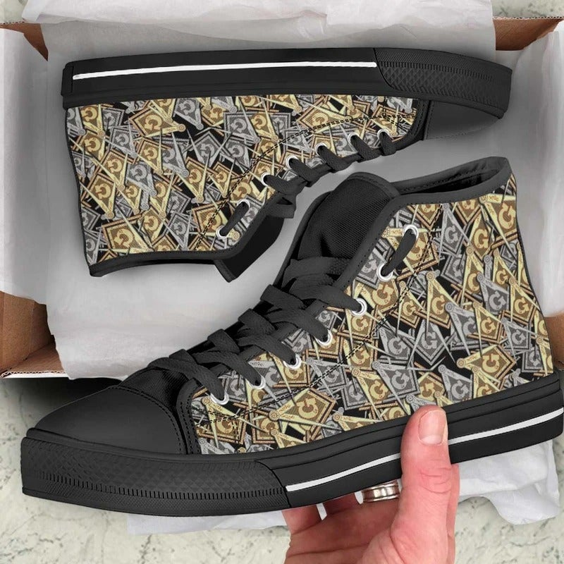 Wonder Print Shop Footwear - Freemasonry 2 High Top Shoes LT10