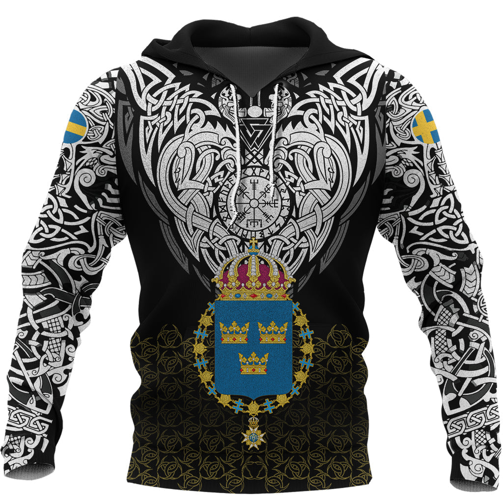 Viking Hoodie Sweden Viking Symbol RLT12