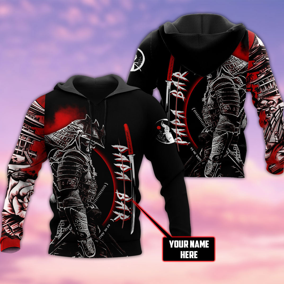 Japan Culture Samurai Tattoo Personalized Hoodie